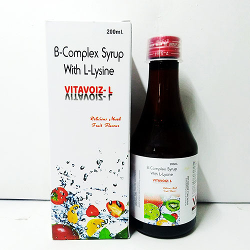 Product Name: Vitavoiz L, Compositions of Vitavoiz L are B Complex with Lysine - Voizmed Pharma Private Limited
