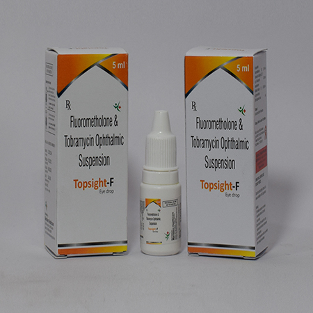 Product Name: Topsight F, Compositions of Topsight F are Fluorometholone & Tobramycin Opthalmic Suspension - Meridiem Healthcare