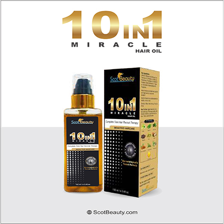 Product Name: 10 in 1 Miracle, Compositions of 10 in 1 Miracle are Hair Oil - Scothuman Lifesciences