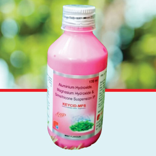 Product Name: KEYCID MPS, Compositions of KEYCID MPS are Aluminium Hydroxide Magnesium Hydroxide & Simethicone Suspension IP - Healthkey Life Science Private Limited