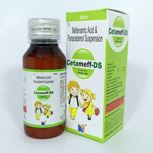Product Name: Cetameff DS, Compositions of Cetameff DS are Mefenamic Acid & Paracetamol Suspension - Nova Indus Pharmaceuticals