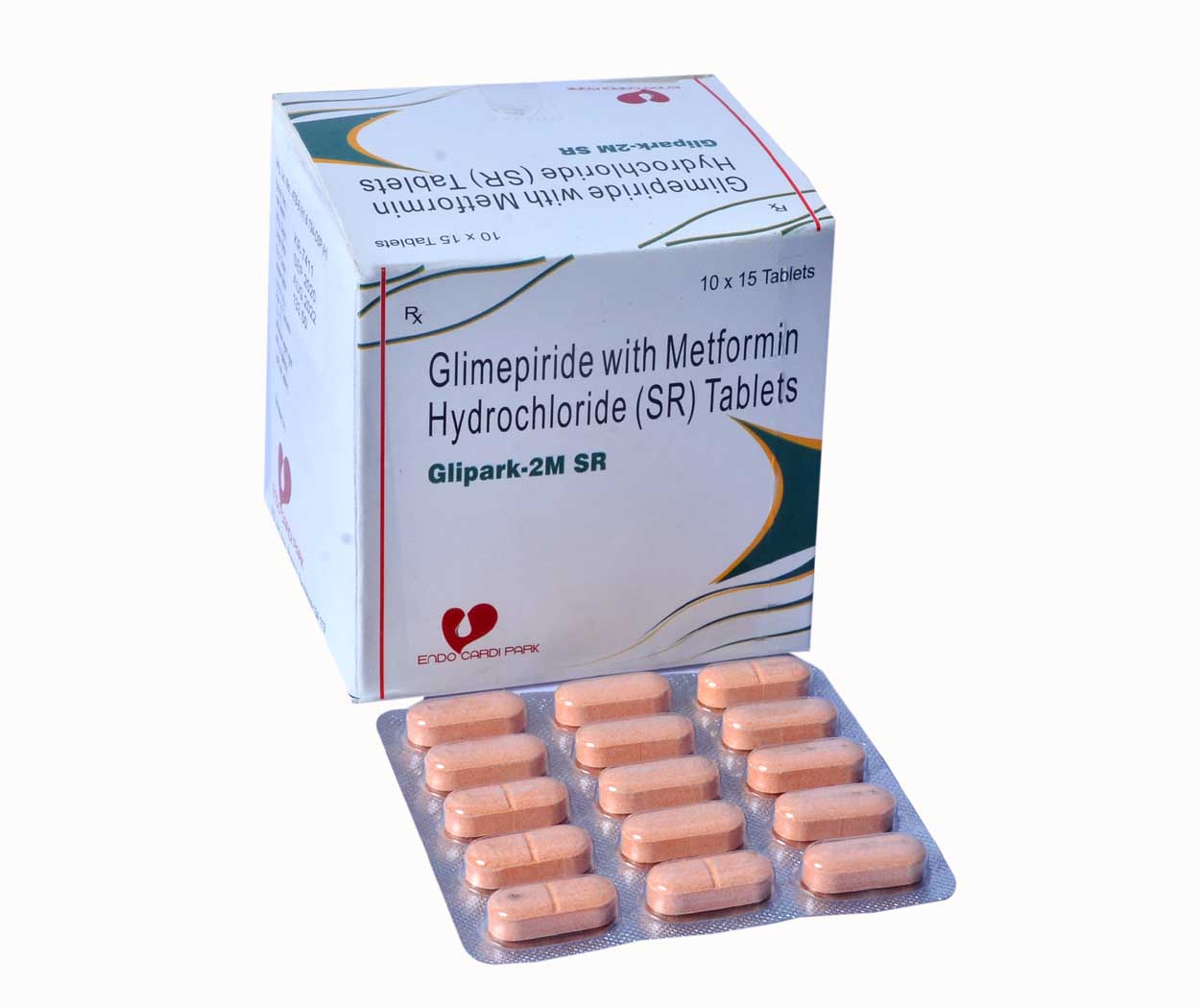 Product Name: Glipark 2M SR, Compositions of Glipark 2M SR are Glimepiride with Metformin Hydrochloride (SR) Tablets  - Park Pharmaceuticals
