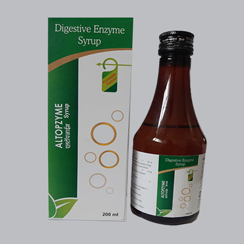 Product Name: Altopzyme, Compositions of Altopzyme are Digestive Enzymes Syrup - Altop HealthCare
