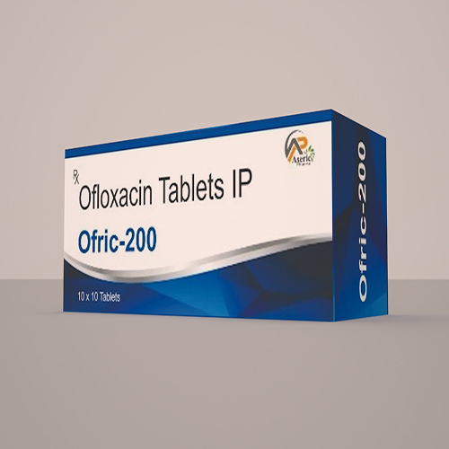 Product Name: Ofric 200, Compositions of Ofric 200 are Ofloxacin Tablets IP - Aseric Pharma