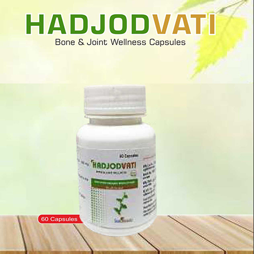 Product Name: Hadjodvati, Compositions of Hadjodvati are Bone & Joint wellness capsules - Pharma Drugs and Chemicals