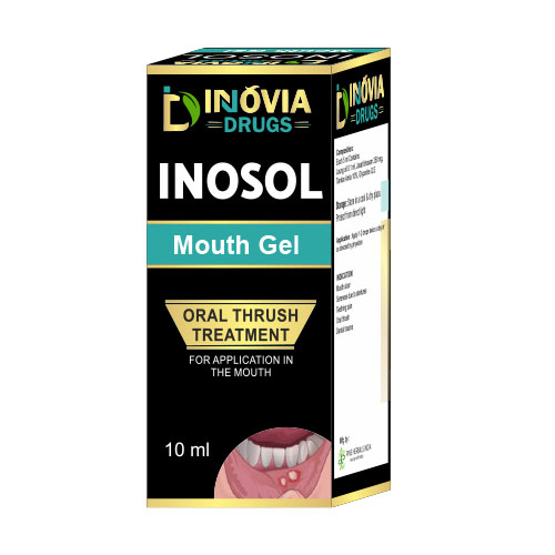 Product Name: Inosol, Compositions of Inosol are Oral trush treatement - Innovia Drugs