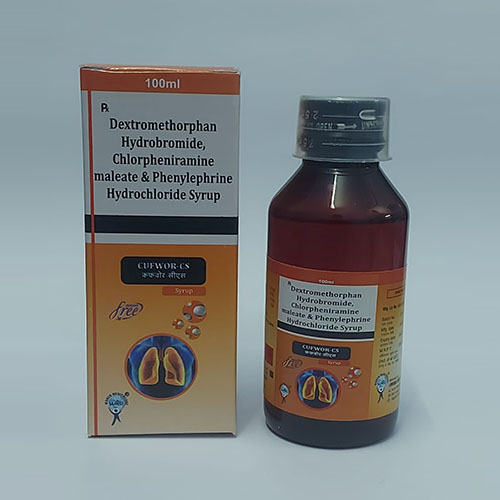 Product Name: Cufwor CS, Compositions of Cufwor CS are Dextrometorphan hbr,chloropheniramine maleate & Phenylphrine hcl Syrup - WHC World Healthcare