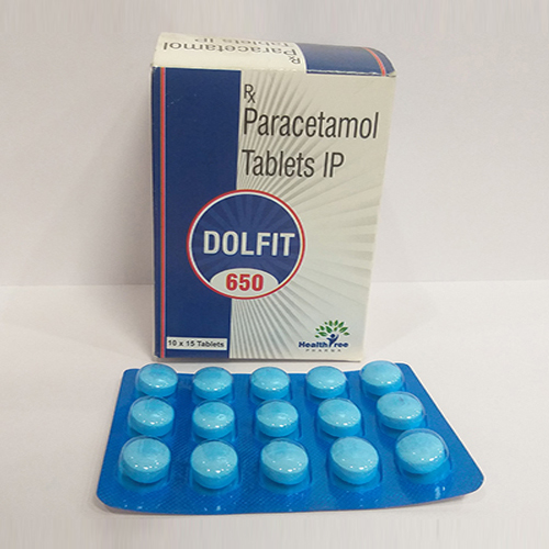 Product Name: Dolfit 650, Compositions of Dolfit 650 are Paracetamol Tablets IP - Healthtree Pharma (India) Private Limited