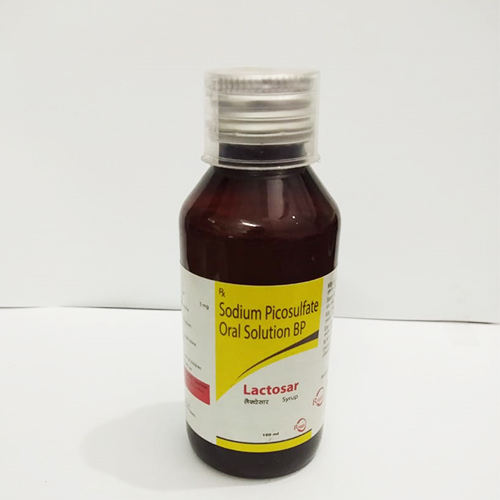 Product Name: LACTOSAR Syrup, Compositions of LACTOSAR Syrup are  Sodium Picosulfate Oral - JV Healthcare