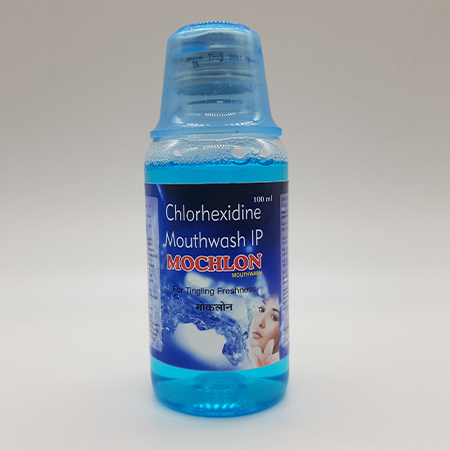Product Name: Mochlon, Compositions of Mochlon are Chlorhexidine Mouthwash IP - Acinom Healthcare