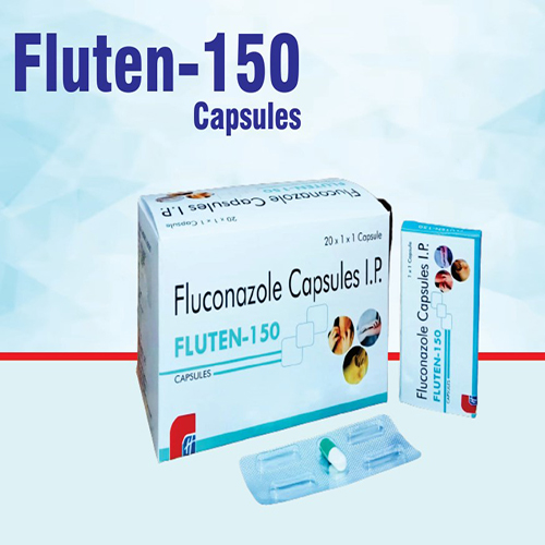 Product Name: FLUTEN 150, Compositions of FLUTEN 150 are Fluconazole Capsules I.P. - Healthkey Life Science Private Limited