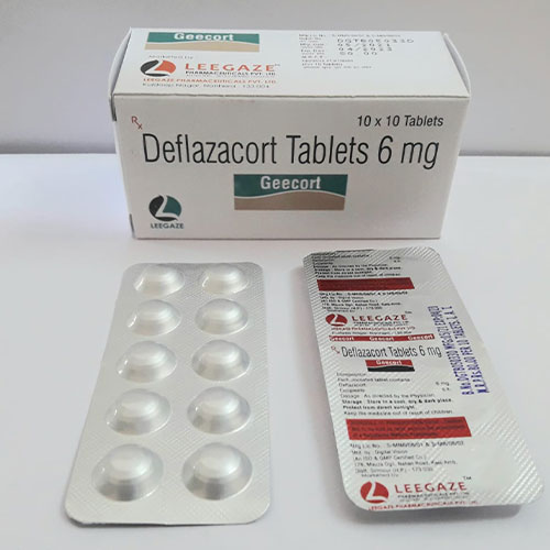 Product Name: Geecort, Compositions of Geecort are Deflazacort - Leegaze Pharmaceuticals Private Limited