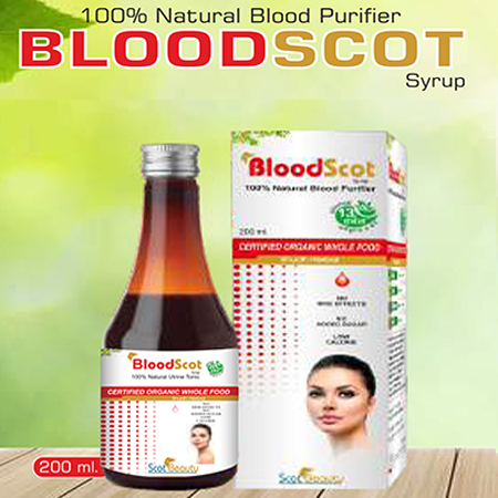 Product Name: Bloodscot , Compositions of Bloodscot  are 100% Natural Blood Purifier - Scothuman Lifesciences