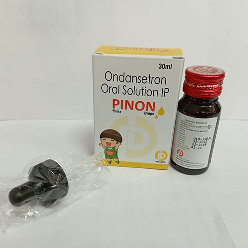 Product Name: Pinon, Compositions of Pinon are Ondansetron Oral Solution IP - Pinamed Drugs Private Limited