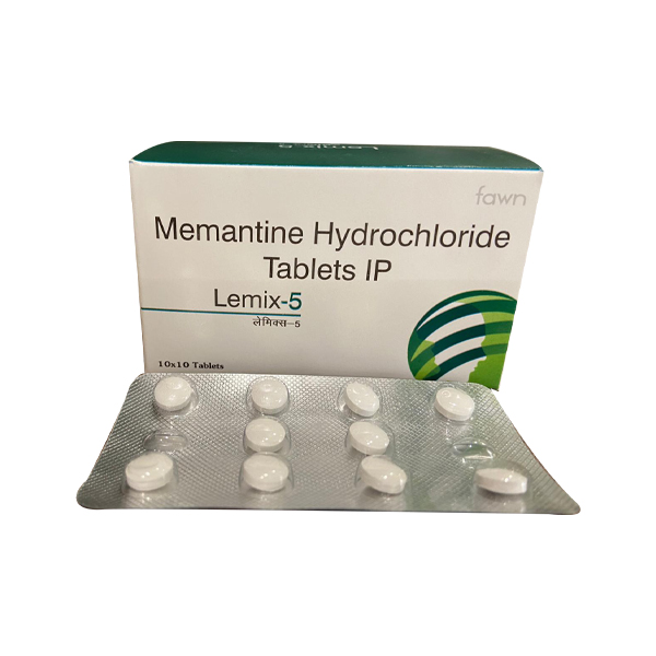 Product Name: LEMIX 5, Compositions of LEMIX 5 are Memantine Hydrochloride Tablets IP - Fawn Incorporation