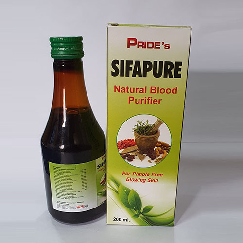 Product Name: Sifapure, Compositions of Sifapure are Natural Blood Purifier - Pride Pharma