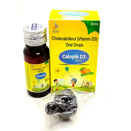 Product Name: Colapik D3, Compositions of Colapik D3 are Cholecalciferol (Vitamin D3) Oral Drops - Peakwin Healthcare