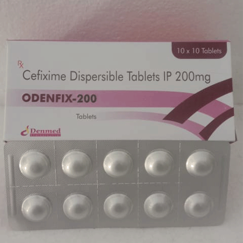 Product Name: Odenfix 200, Compositions of Odenfix 200 are Cefixime Dispersible - Denmed Pharmaceutical