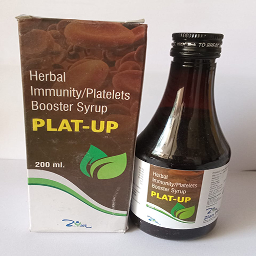 Product Name: PLAT UP, Compositions of PLAT UP are Herbal Immunity/ Platelets Booster Syrup - Arlig Pharma