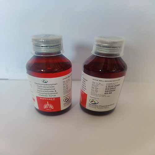 Product Name: Kuffcas D, Compositions of Kuffcas D are Dextromethopharphon Hydrabromide phenylephrine Hydrochloride & chloropheniramine - Medicasa Pharmaceuticals