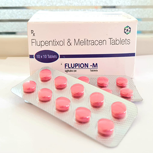 Product Name: Flupion M, Compositions of are Flupentixol & Melitracen Tablets - Kriti Lifesciences