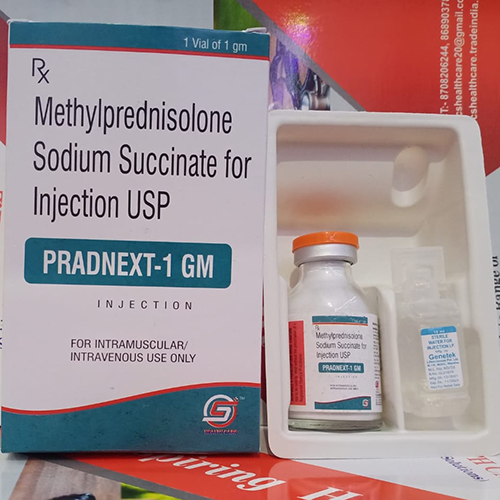 Product Name: PRADNEXT 1 GM, Compositions of PRADNEXT 1 GM are Methylprednisolone Sodium Succinate for Injection USP - C.S Healthcare