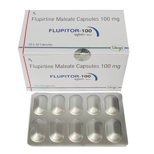 Product Name: Flupitor 100, Compositions of Flupitor 100 are Flupitor Maleate Capsules 100mg - Lifecare Neuro Products Ltd.