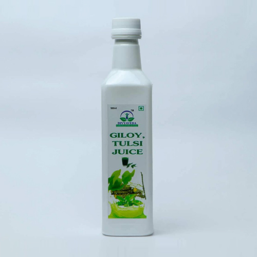 Product Name: Giloy ,tulsi juice, Compositions of Giloy ,tulsi juice are Ayurvedic Proprietary Medicine - Divyaveda Pharmacy