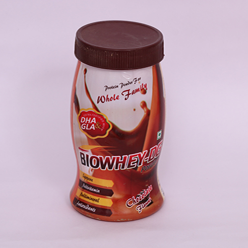 Product Name: BIOWHEY DG, Compositions of BIOWHEY DG are Choclate Flavour - Biomax Biotechnics Pvt. Ltd