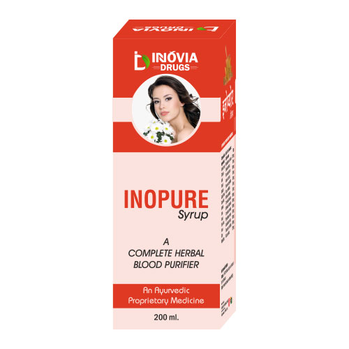Product Name: Inopure, Compositions of Inopure are A complet Herbal Blood purifier - Innovia Drugs