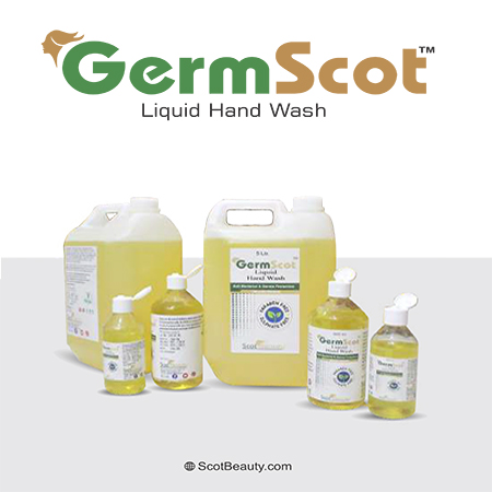 Product Name: GermScot , Compositions of GermScot  are Liquid Hand Wash - Scothuman Lifesciences