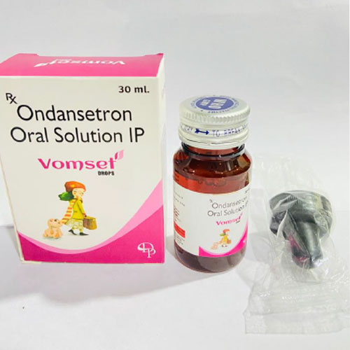 Product Name: Vomset, Compositions of Vomset are Ondansetron Oral Solution IP - Disan Pharma