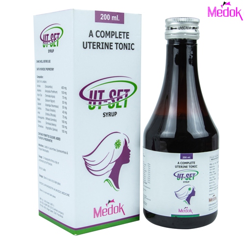 Product Name: UT SET, Compositions of are A complete uterine tonic - Medok Life Sciences Pvt. Ltd