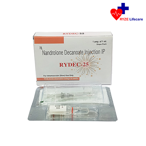 Product Name: RYDEC 25, Compositions of RYDEC 25 are Nandrolone Decanoate Injection IP - Ryze Lifecare