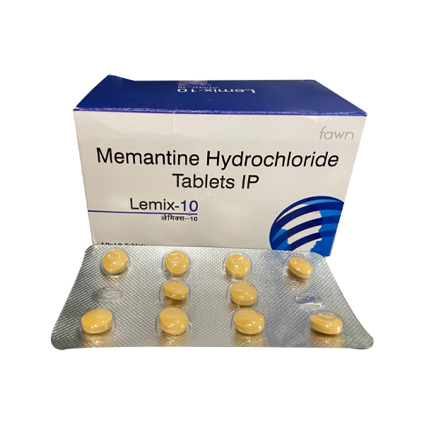 Product Name: LEMIX 10, Compositions of Mementine Hcl 10 mg are Mementine Hcl 10 mg - Fawn Incorporation