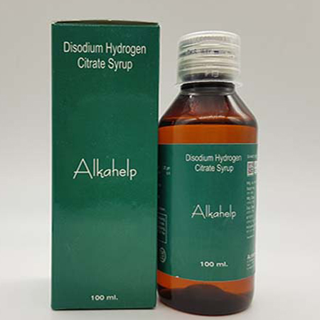 Product Name: Alkahelp, Compositions of are Disodium Hydrogen Citrate Syrup - Acinom Healthcare