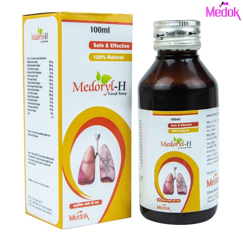 Product Name: Medoryl H, Compositions of Medoryl H are ayurvedic medoryl H - Medok Life Sciences Pvt. Ltd