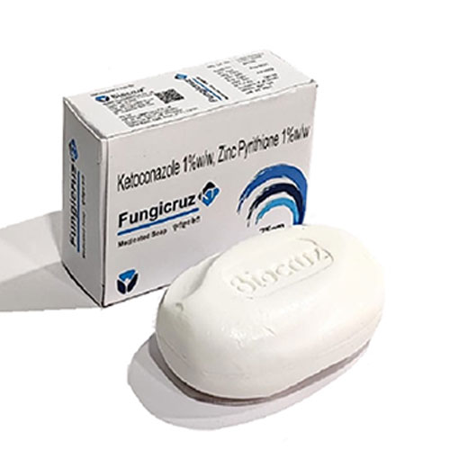 Product Name: Fungicruz KT, Compositions of Fungicruz KT are Ketoconazole With Zpto Soap - Biocruz Pharmaceuticals Private Limited