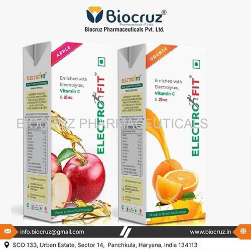 Product Name: Electro FIt, Compositions of Electro FIt are Electrolytes, Vitamin C & Zinc - Biocruz Pharmaceuticals Private Limited