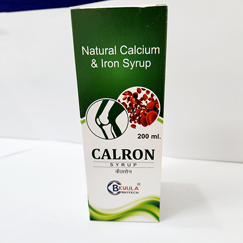 Product Name: Calron, Compositions of Natural Calcium and Iron Syrup are Natural Calcium and Iron Syrup - Bkyula Biotech