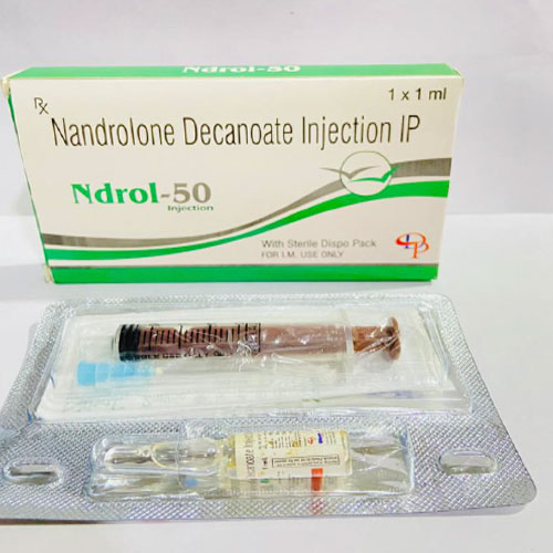 Product Name: Ndrol 50, Compositions of Ndrol 50 are Nandrolone Decanoate Injection IP - Disan Pharma