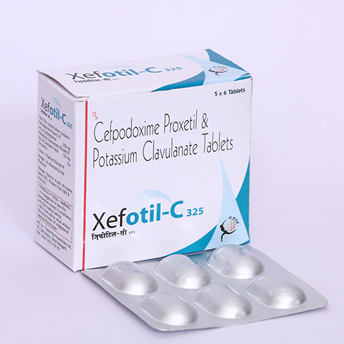 Product Name: XEFOTIL C 325, Compositions of XEFOTIL C 325 are Cefpodoxime Proxetil & Potassium Clavulanate Tablets - Biomax Biotechnics Pvt. Ltd