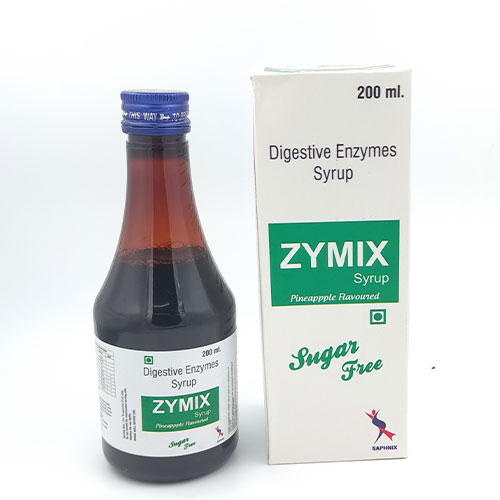 Product Name: Zymix, Compositions of Zymix are Digestive Enzymes - Saphnix Life Sciences