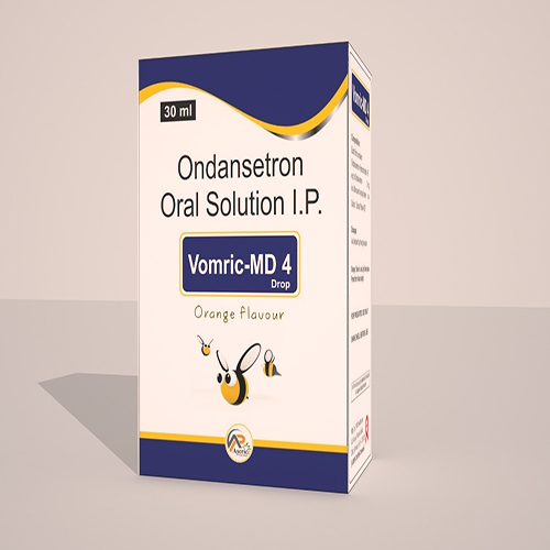 Product Name: Vomiric MD 4 , Compositions of Vomiric MD 4  are Ondansetron Oral Solution IP - Aseric Pharma