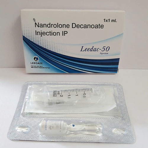 Product Name: Leedac 50, Compositions of Leedac 50 are Nandrolone Decanoate - Leegaze Pharmaceuticals Private Limited