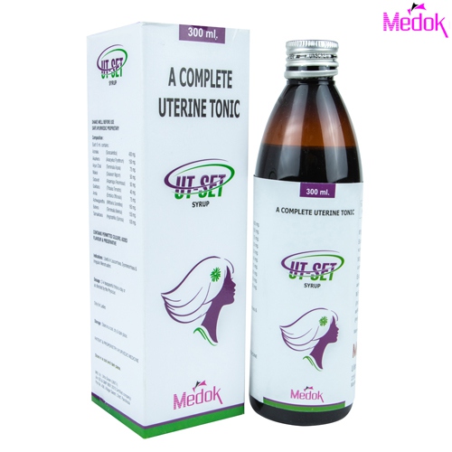 Product Name: UT SET, Compositions of UT SET are A complete uterine tonic - Medok Life Sciences Pvt. Ltd