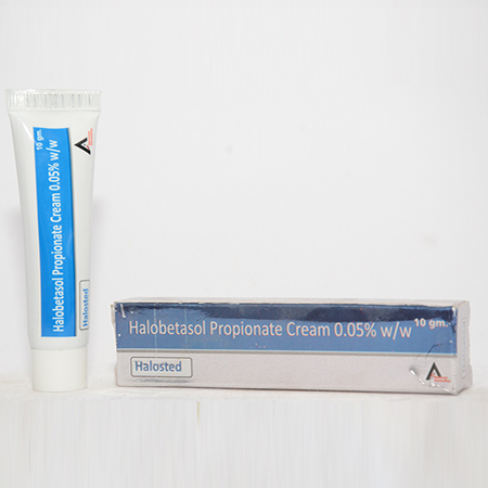 Product Name: HALOSTED, Compositions of HALOSTED are Halobetasol Propionate Cream 0.05% w/w - Alencure Biotech Pvt Ltd