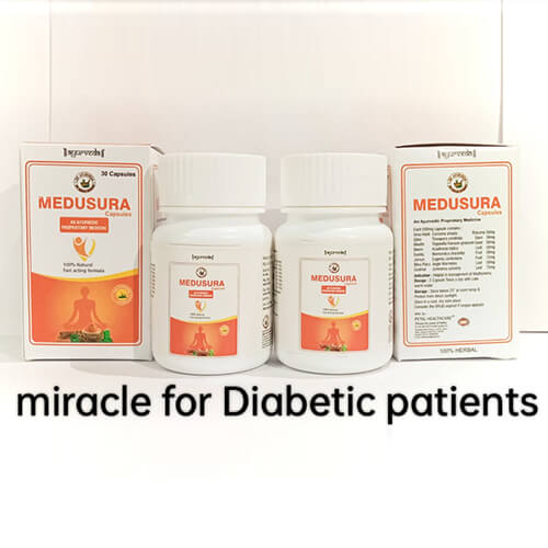 Product Name: Medusura, Compositions of Medusura are Miracle for diabetic patients - DP Ayurveda