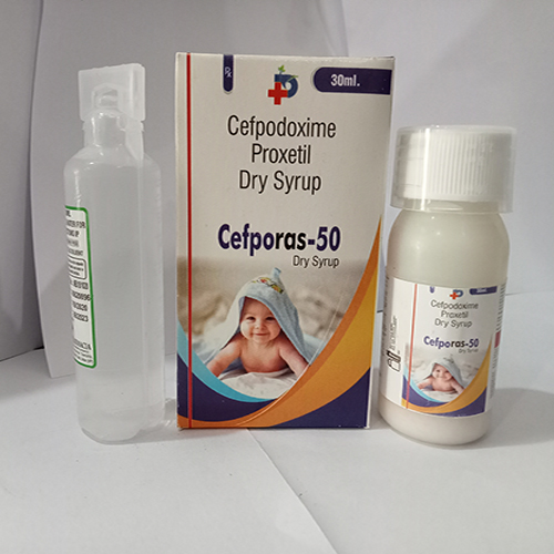 Product Name: Cefporas 50, Compositions of Cefporas 50 are Cefpodoxime Proxetil Dry Syrup - Paraskind Healthcare