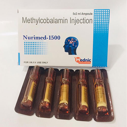 Product Name: Nurimed 1500, Compositions of Nurimed 1500 are methylcobalamin - Mednic Healthcare Pvt. Ltd